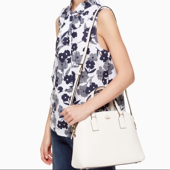 NWT kate spade Cameron Street Lottie satchel ivory - Picture 3 of 7